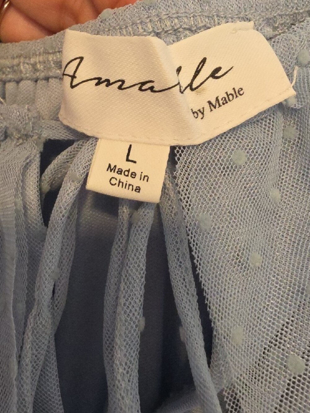 Romantic Powder Blue Tiered Ruffle Maxi Dress - Picture 6 of 9